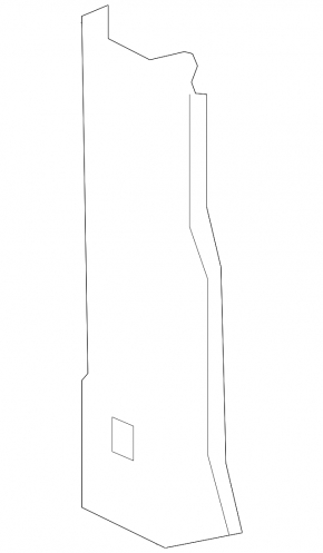 Front left side member nose for Lexus UX200 UX250h 19-22