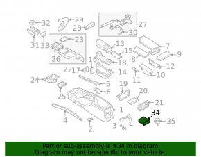 Rear Seat Heating Button BMW X5 E70 07-13