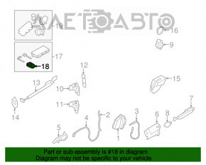 BMW 5 F10 11-16 4 Button Key