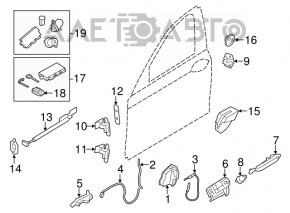 BMW 5 F10 11-16 4 Button Key