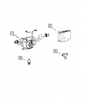 Airbag sensor front left Fiat 500 12-19