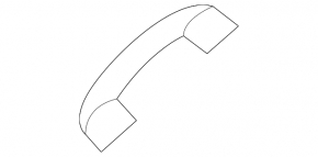 Right ceiling handle for Infiniti G25 G35 G37 4d 06-15