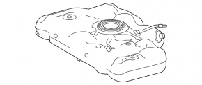 Fuel tank Toyota Sienna 21-25