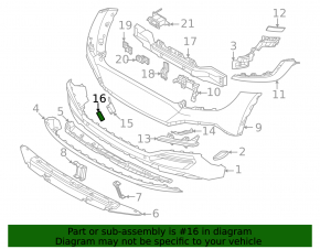 Kia EV6 22-24 Rear Bumper Tow Hook Cap Lower Part, GT, GT-Line