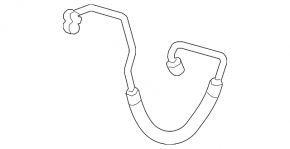 Toyota Prius 50 16-22 Air Conditioning Condenser-Compressor Pipe