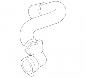 Upper cooling pipe Porsche Cayenne 958 11-17 Hybrid