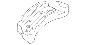 Foam plastic for tool left Porsche Cayenne 958 11-14