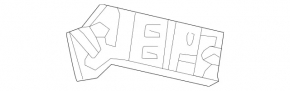 ABS sensor bracket rear left Mercedes GLA 14-20 central