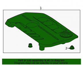 Mercedes H247 GLA 24-26 M260 Engine Cover