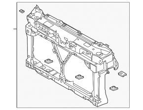 TV panel radiator Mazda3 MPS 09-13