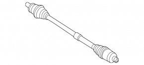 Front right axle shaft for Mazda3 MPS 09-13