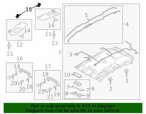 Mazda CX-9 Sun Visor Hook 16- Gray