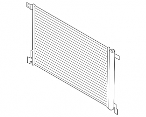 Air conditioning condenser radiator Porsche Cayenne 19-21 2.9, 3.0
