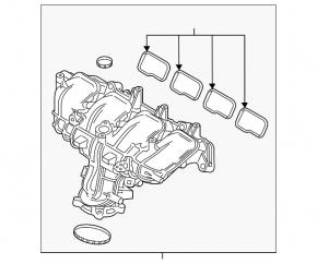 Intake manifold Mazda CX-9 16-23
