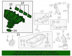 Intake manifold Mazda CX-9 16-23