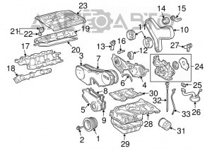 Oil pump Toyota Highlander 01-07