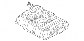 Fuel tank BMW 5 G30 18-23 530e hybrid