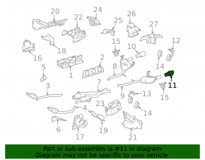 Exhaust pipe tip left Mercedes X164 GL W164 ML