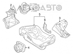 Gearbox support for BMW X5 E70 07-13