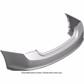 Rear bumper naked Chevrolet Malibu 16-18 blue