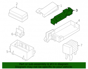 Nissan Ariya 23-26 underhood fuse box