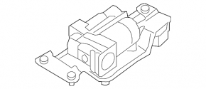 BMW X5 F15 14-18 air suspension compressor