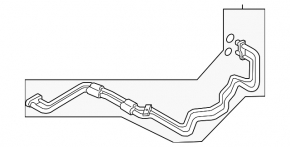 Audi Q8 19-25 MHEV rear air conditioner hose