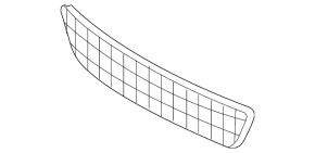 Lower grille of the front bumper Toyota Venza 13-15 rest