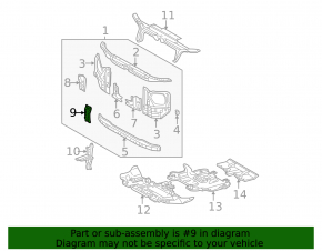 TV side panel, upper left, Lexus GX470 03-09
