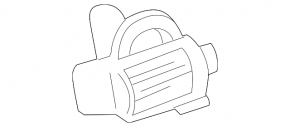 Left air duct Lexus IS200 IS300 99-05