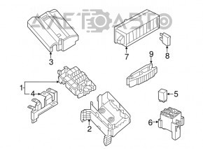 Underhood fuse box for the VW Jetta 11-18 USA