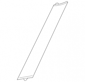 Left front pillar molding Infiniti QX56 QX80 11-14