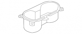 Cup holder Kia Forte 4d 17-18 rest, scratches