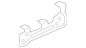 Front right center fender bracket for Porsche Cayenne 19-23