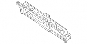 Radiator air duct lower Mercedes W167 GLE 350 450 20-23 external