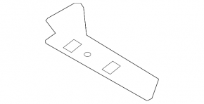 Front left mudguard liner for Mazda CX-3 16-21