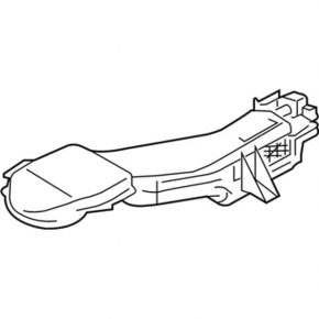 Air duct for right battery cooling fan Ford Fusion mk5 13-20 plug-in, with actuator