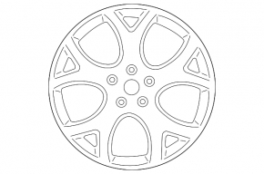 Wheel disk R17 Ford Focus mk3 11-18 type 1