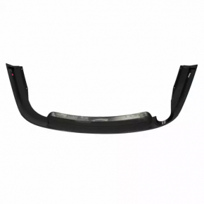 Rear bumper lip Ford Fusion mk5 13-18 for 1 pipe, structure, scratch