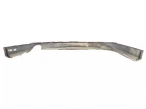 Rear bumper lip Ford Fusion mk5 13-18 for 1 pipe, structure, scratch