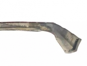 Rear bumper lip Ford Fusion mk5 13-18 for 1 pipe, structure, scratch