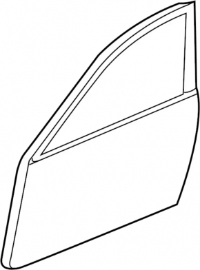 Bare front left door for Infiniti FX35 FX45 03-05