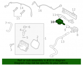 Fuel system vacuum valve Mazda CX-5 18-25 2.5