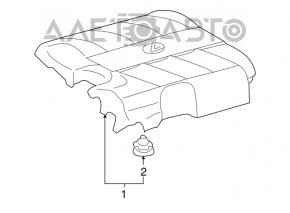 Lexus RX350 Engine Cover 10-15