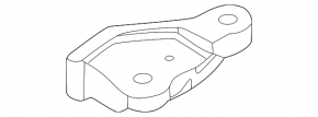 Engine mount bracket lower left Nissan Sentra 20-23