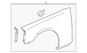 Front right fender Chevrolet Camaro 10-15