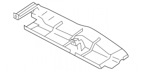 Upper radiator deflector Nissan Versa Note 13-19 1.6