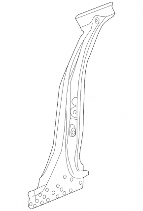 Body pillar central right Chevrolet Malibu 16-