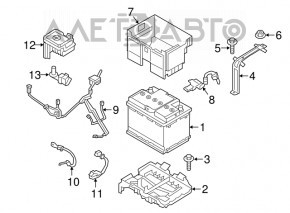 Battery tray Hyundai Elantra AD 17-20