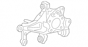 Rear right axle Toyota Rav4 19- AWD rusty